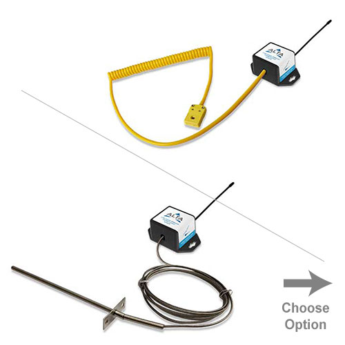 wireless coin cell thermocouple options