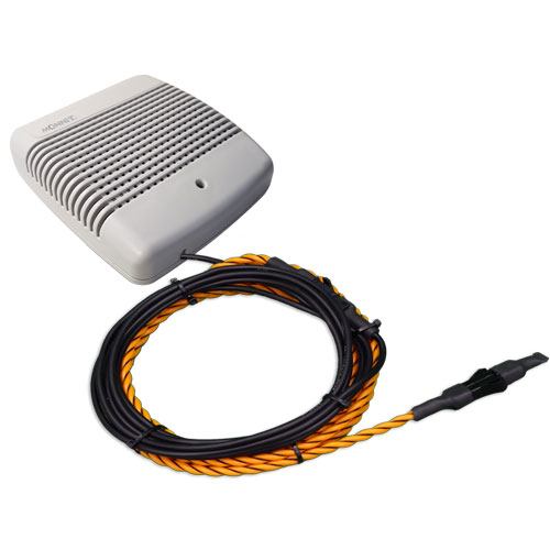 Power over Ethernet water detect rope sensor